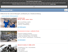 Tablet Screenshot of jobmediaprojekt.de